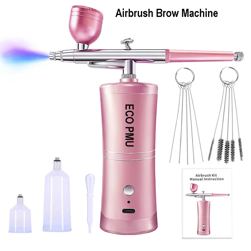 Professional Whole Kit for Eyebrow Airbrush Brow Hybrid Tint & Dye