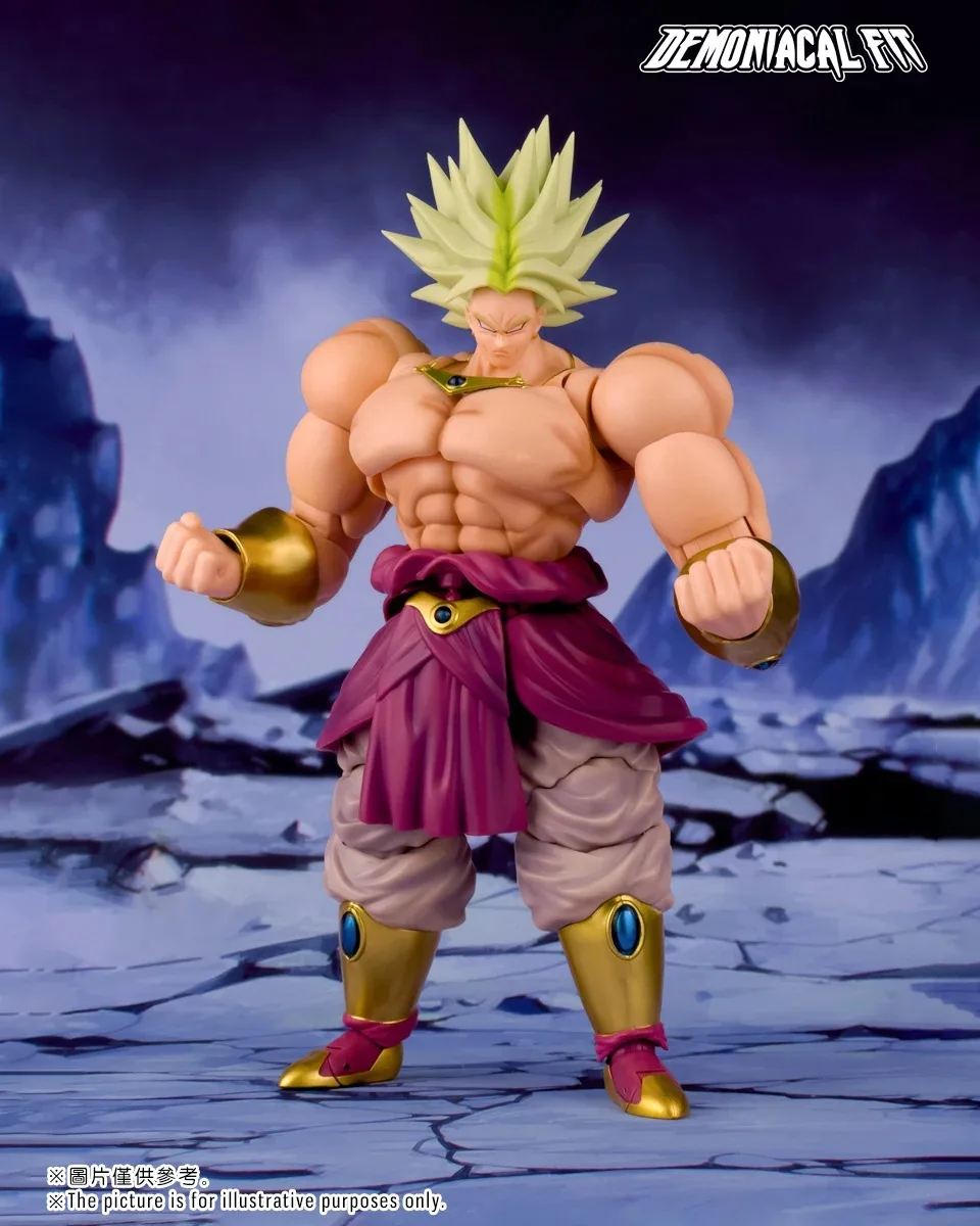 Demoniacal fit shf dragon ball broly aciton figura modelo kit lendário berserker espaço choque figura dbz coletar boneca brinquedos presentes