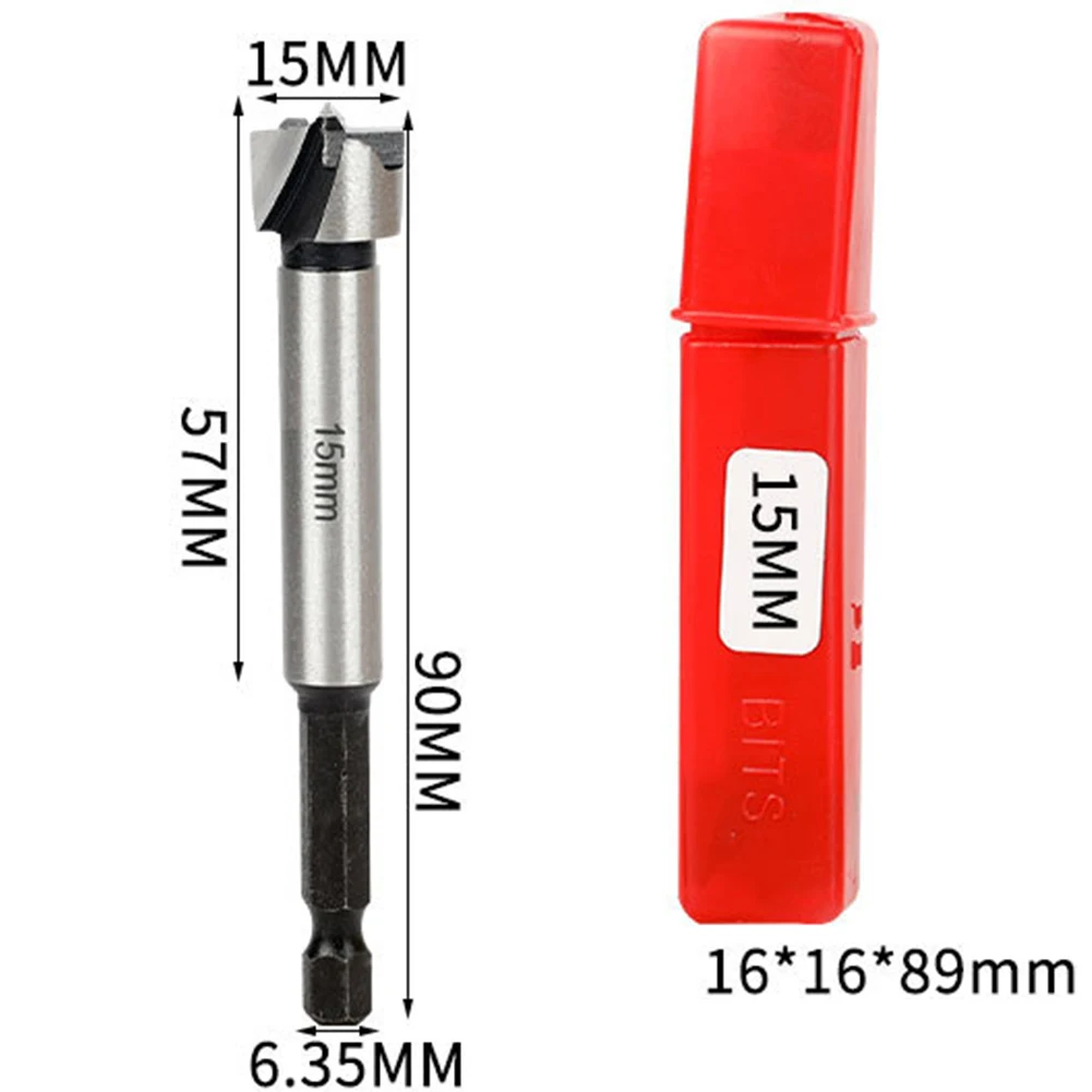 8mm-25mm 드릴 비트 힌지 보링 비트 DIY 홈 개선 쉬운 칩 제거 합판에 대한 긴 서비스 수명 설치가 용이함