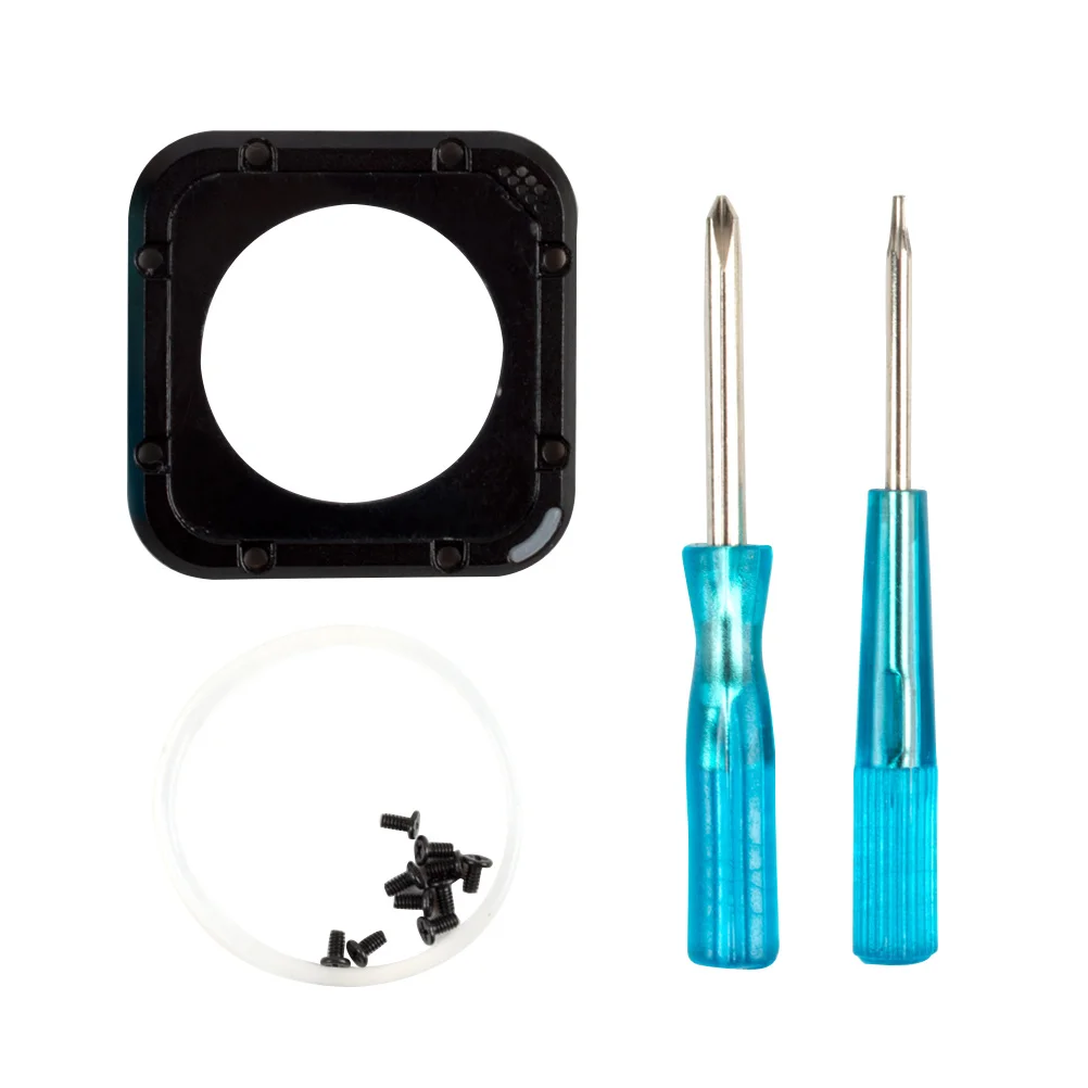 

Camera Lens Replacement Kit for 4 5 with Screwdriver Tools Easy Install No Strip Design Portable Waterproof Lens