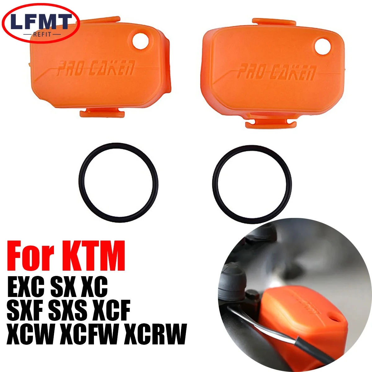 

Motorcycle Plastic Front Brake Master Cylinder Cover Guard Protector For KTM EXC SX XC SXF SXS XCF XCW XCFW 125-530 2015-2024