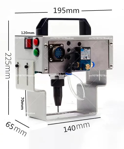Desktop Engraving Hand-held Pneumatic Electric Pneumatic Marking Machine 190X120 MM Touch Screen for Nameplate Cylinder Number
