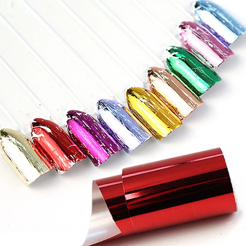 

14Pcs Sky Nail Stickers Set Colorful DIY Self-Adhesive Nail Art Decals Easy Apply Manicure Decor for Women Girls Party