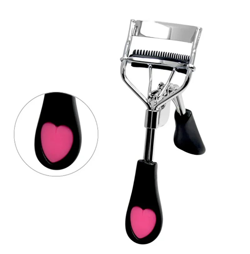 1PC Lady Professional Eyelash Curler With Comb Tweezers Curling Eyelash Clip Cosmetic Eye Beauty Tool maquillaje