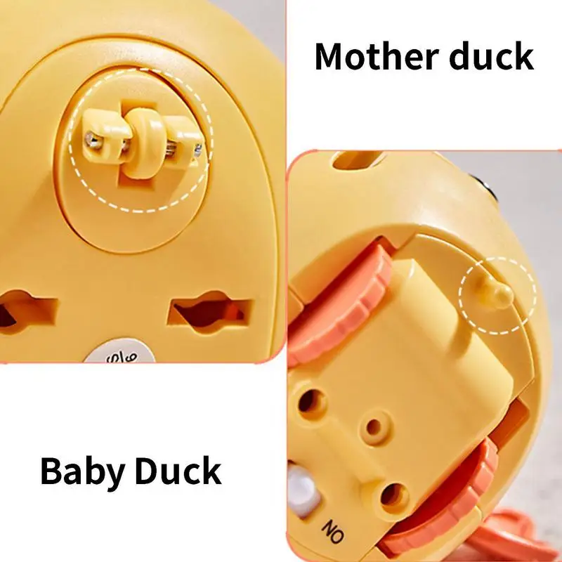 Jouet Musical en Forme de Canard pour Bébé, Balançoire Électronique pour Animaux de Compagnie, Jouet Musical Électrique avec Son et 2 Modes de Lumière, Jouets Amusants