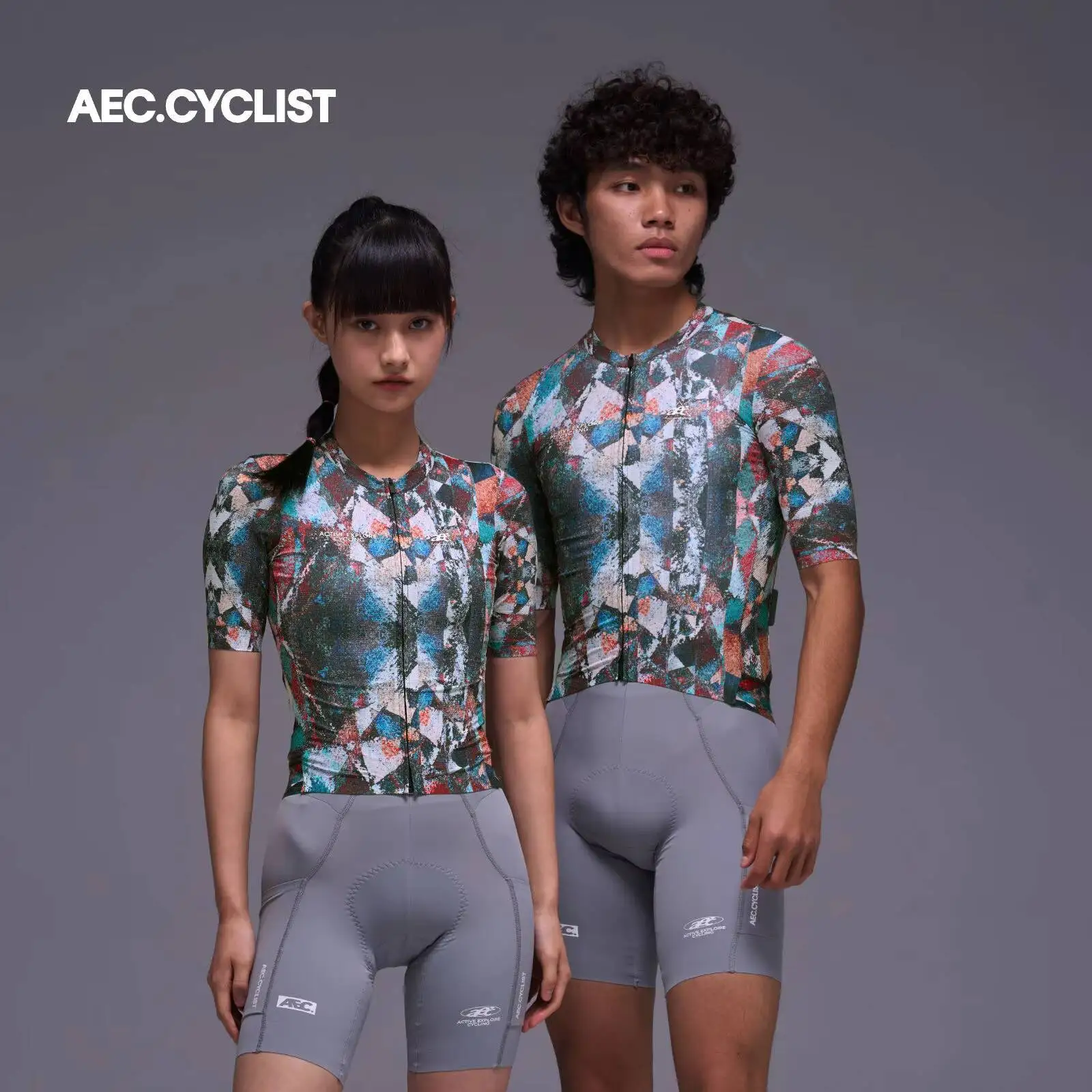 

AEC Men Cycling Jersey Summer Women Short Sleeve Bike Shirts 2026 Design MTB Clothing Breathable Quick Bicycle Jerseys
