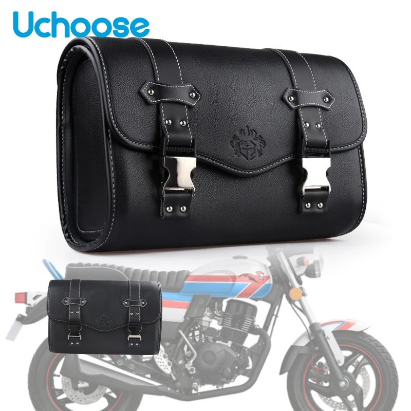 Motorcycle Tool Bag For ADNOH Rebel 250 500 For Rebel 1100 300 For W400 W650 XL883L SR400 Motorcycle Saddlebag Side Bag Retro PU