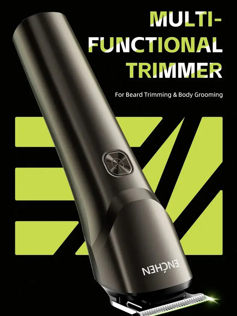 ENCHEN Beardo 2-Trimmer, elektrische Haarschneidemaschine, Haarschneidemaschine für Männer, wiederaufladbare Typ-C-Pflegewerkzeuge