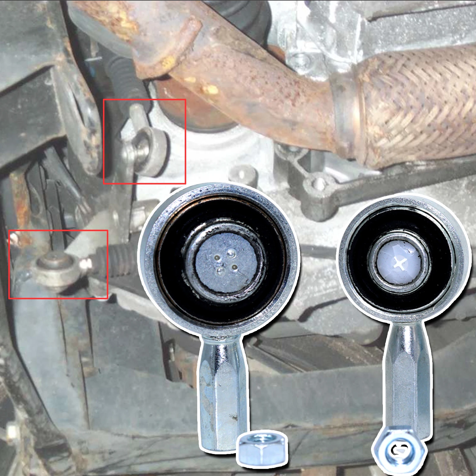 

Manual Gearbox Shift Cable Linkage Bushing For all MGF & MG TF Gear Selector Cables Connectors Lever Joint Both End Accessories