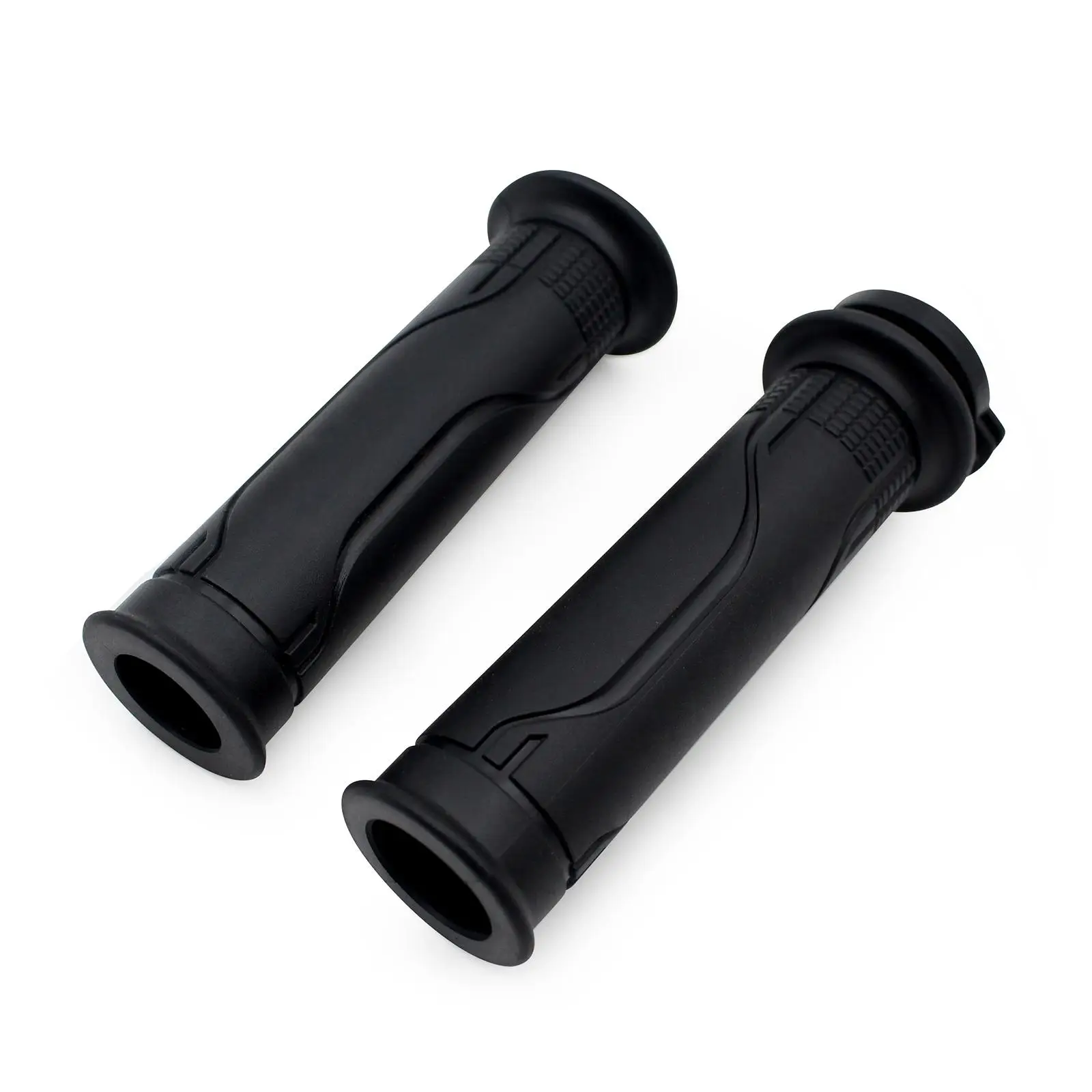 Motorcycle Handle Grips Throttle Bar Easy to Install Repair Parts Professional Replaces Motorbike Handlebar Handgrip