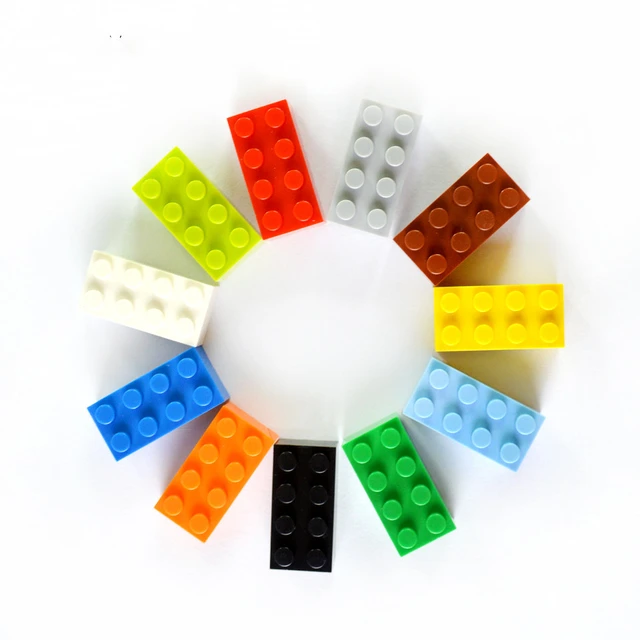 LEGO 2x4 bricks colorful - 500 pieces - Colorful orders bricks 3001