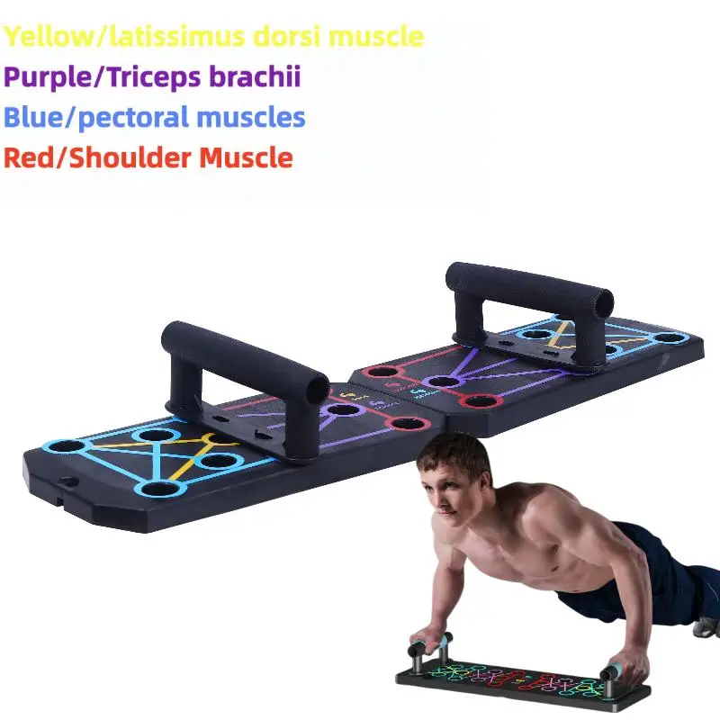 New 1 Set Multifunctional Thicken Push Up Board Fitness Muscle Home Gym Push Up 20 Holes Push Up Stand