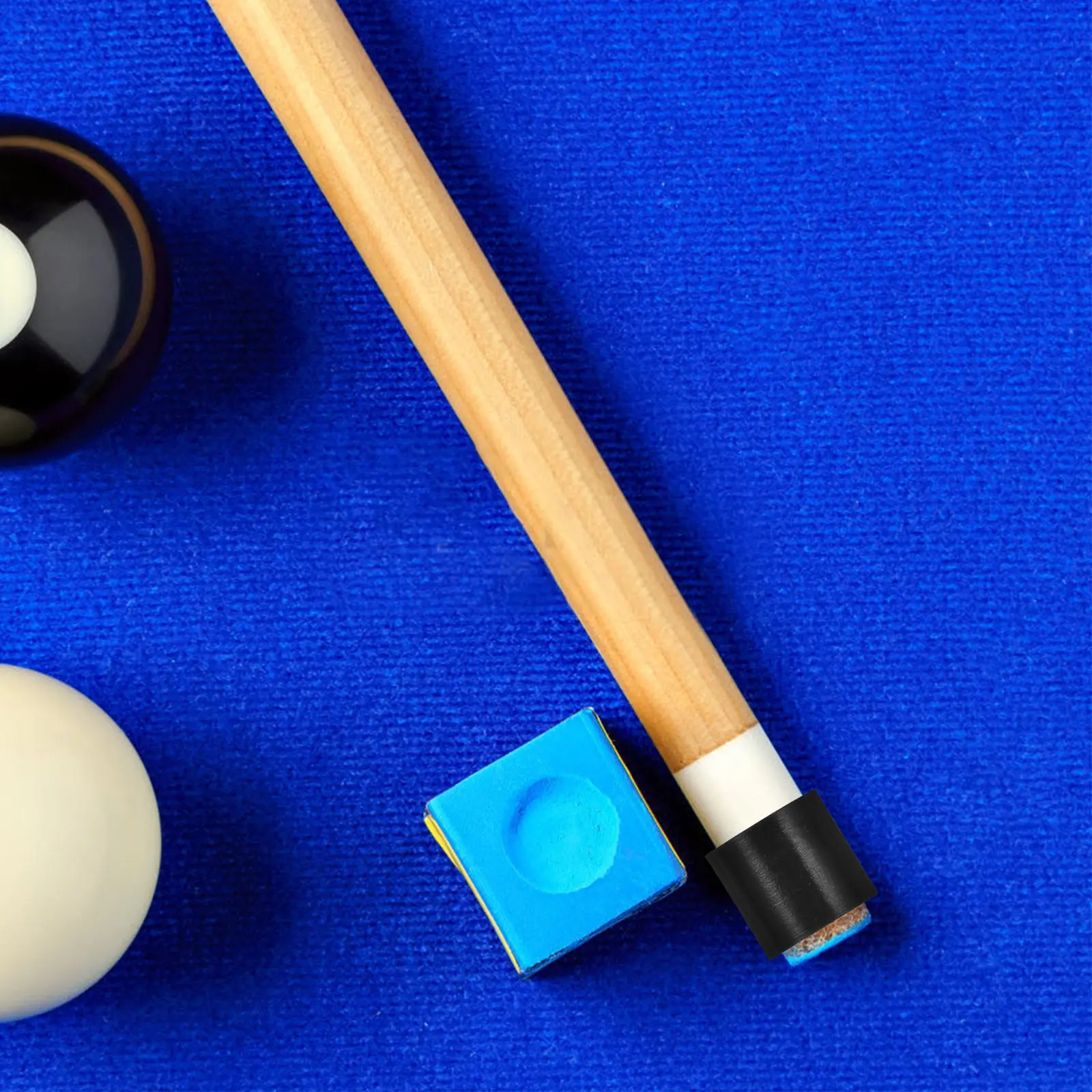 

30Pcs Pool Cue Ferrule Replacement Plastic Billiard Tip Hoop End Caps for Cue Stick Repair and Customization Pool Stick Ferrules