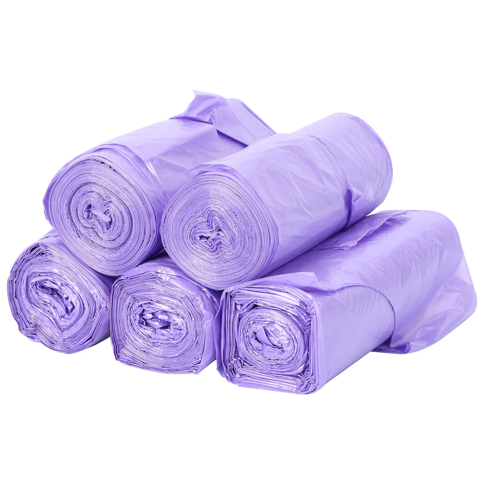 

5 Rolls Large Capacity Rubbish Bags Portable Garbage Strong Point Break Thicken Even Texture Trash