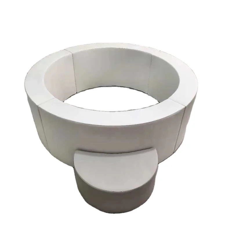 

Высококачественный круглый бассейн с шариками из хлопка и полипропилена белого цвета для домашних игр и использования в школах - для детских садов и игровых площадок