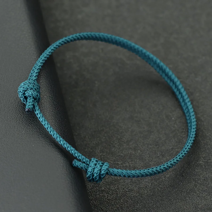 Handmade String Bracelet Unisex Sliding And Adjustable Thin Rope Braslet Friendship Jewelry Casual Versatile Accessories Joias