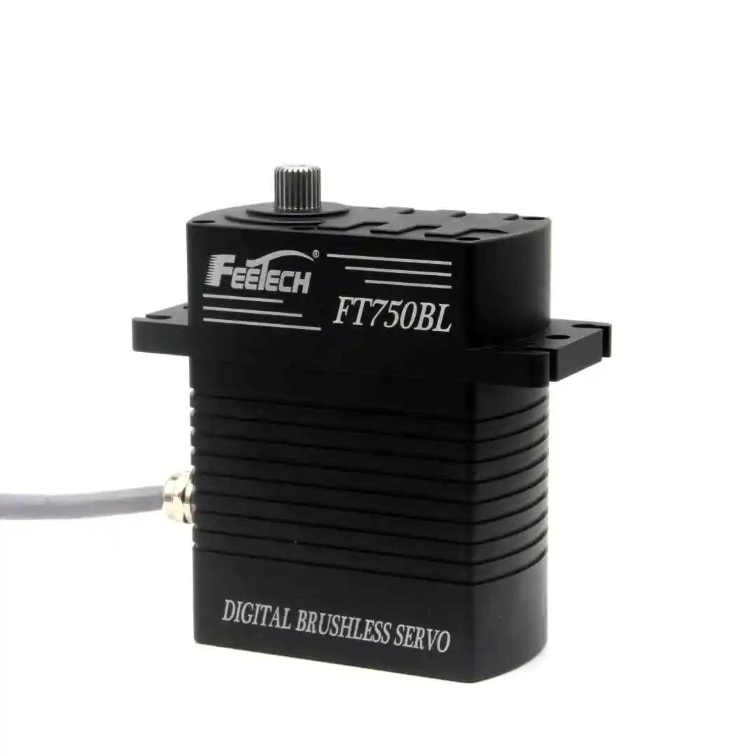 FEETECH 750KG High Large Torque Brushless 24V Giant Servo 93800BLS High Voltage 1/5 Scale RC Car Truck Boat Aircraft Robot UAV