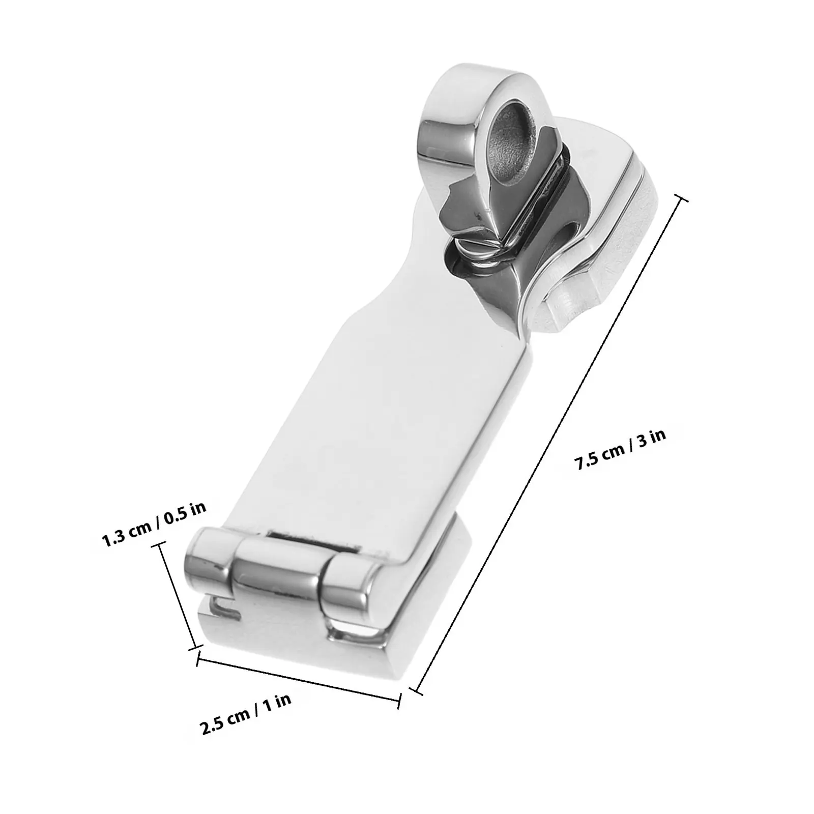 Door Latch Lock Heavy Duty For Boat Doors Marine Engine Stainless Steel Hasp Rotating Swivel Eye Design Gates Hatches