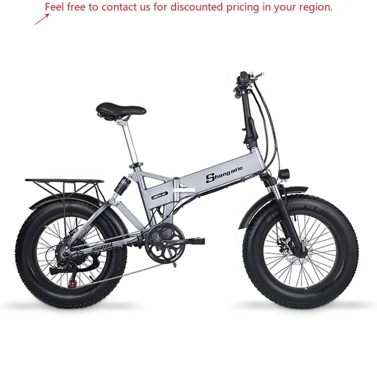 

2023 Wholesale SHENGMILO Mx21 20Inch 48v 500w Foldable Electric Bicycle Folding Electric Bike 13Ah City Ebike Fat Tire E-Bike
