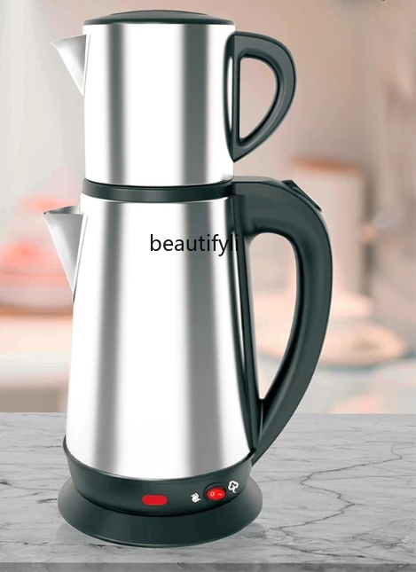 

Household double-layer stainless steel kettle, Turkish child and mother pot, large capacity, teapot