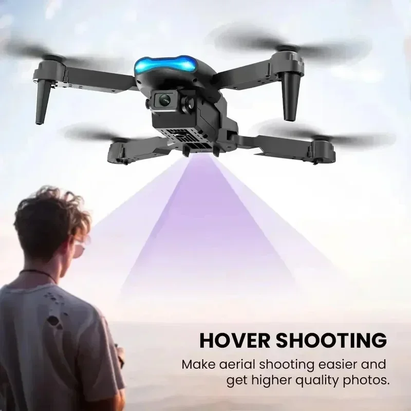 New E99 Pro Drone Wide Angle HD Professional 8k Dual Camera WIFI Aircraft Quadcopter Obstacle Avoidance Aerial Photography Drone