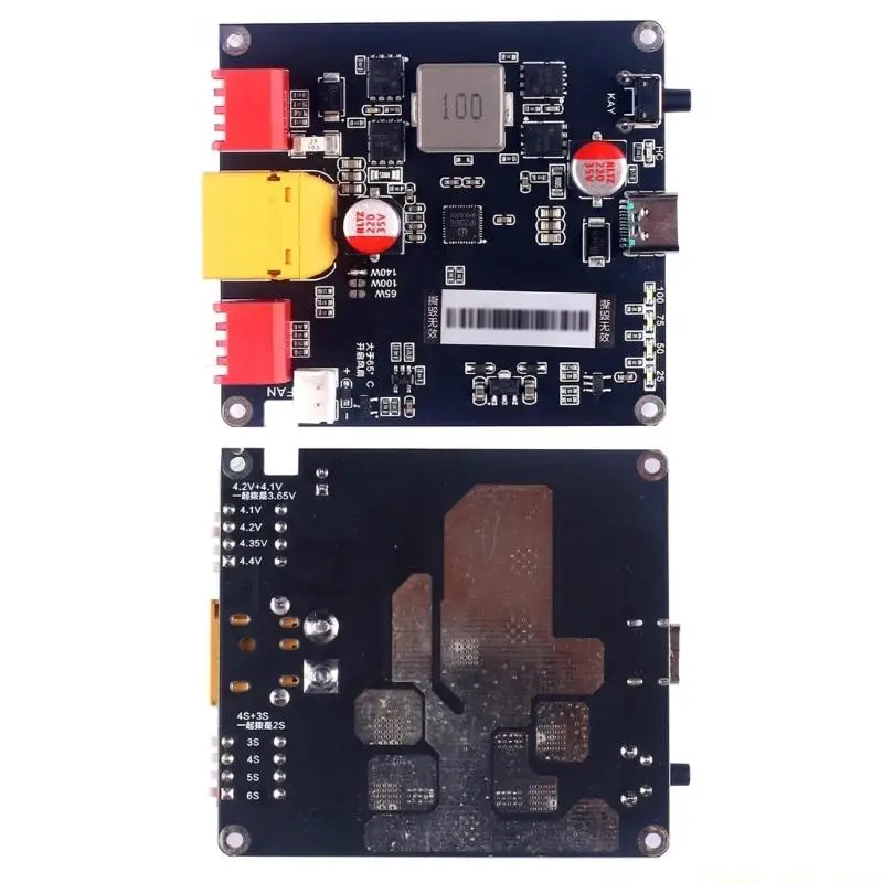 A2BE 140W Bidirectional Fast Charging Module 2-6S Battery Charging Board Automatic Temperature Control Replacement