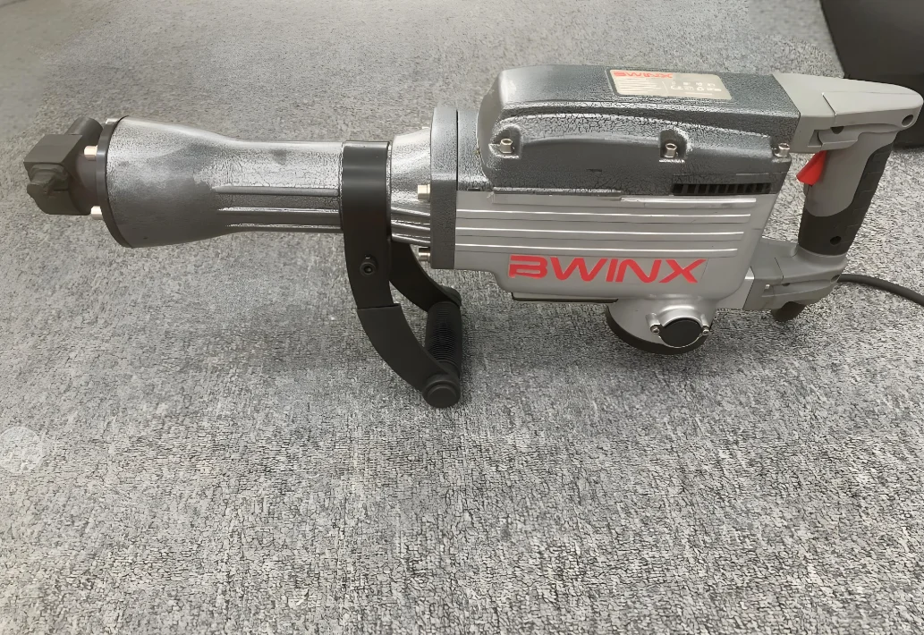 BWINX Heavy Tools Electric Demolition Hammer Drills Machine Powerful 1350w 45J Breaking And Chipping Hard Materials Making