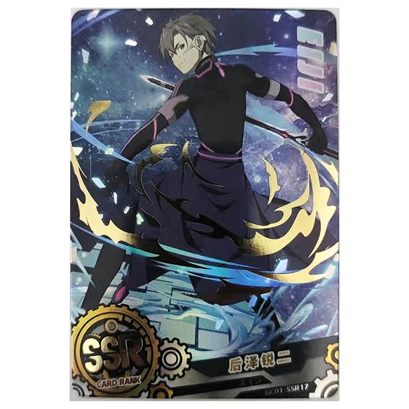 Anime Goddess Story Rare SSR Refraction Game Collectible Card Kizuna Kyoraku Shunsui Kuchiki Rukia Toys for boy Birthday Present