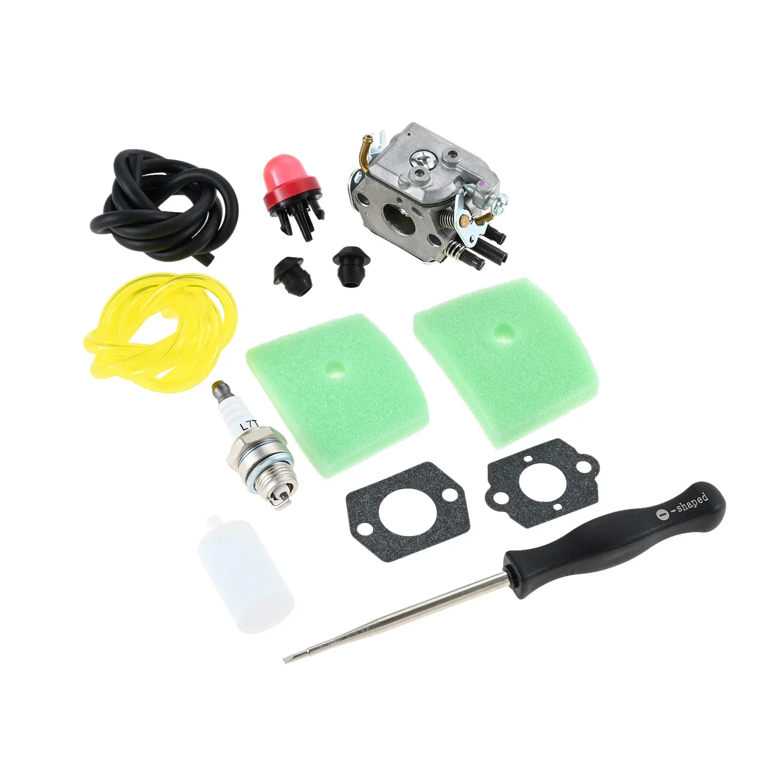 C1Q-EL24 Trimmer Brushcutter Carburetor Kit for Husqvarna 123C 123L 223L 223R 322C 322R Replaces for Homelite C1Q-EL24 C1Q-EL24A