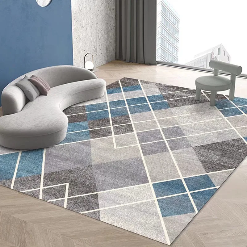 

Nordic Geometry Washable Floor Mat, Non-Slip Area Rugs, Living Room, Bedroom, Bedside, Sofa, Home Decoration