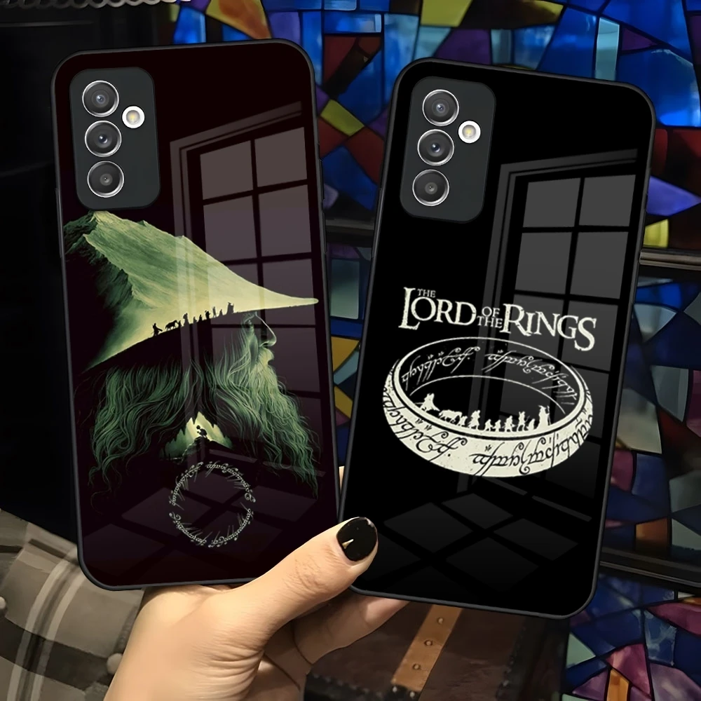 The L-Lord Of The R-Rings Phone Case For Samsung Galaxy S26 S25 S24 S23 S22 S20 S21 Ultra Plus Fe Edge Colored Silver Cover