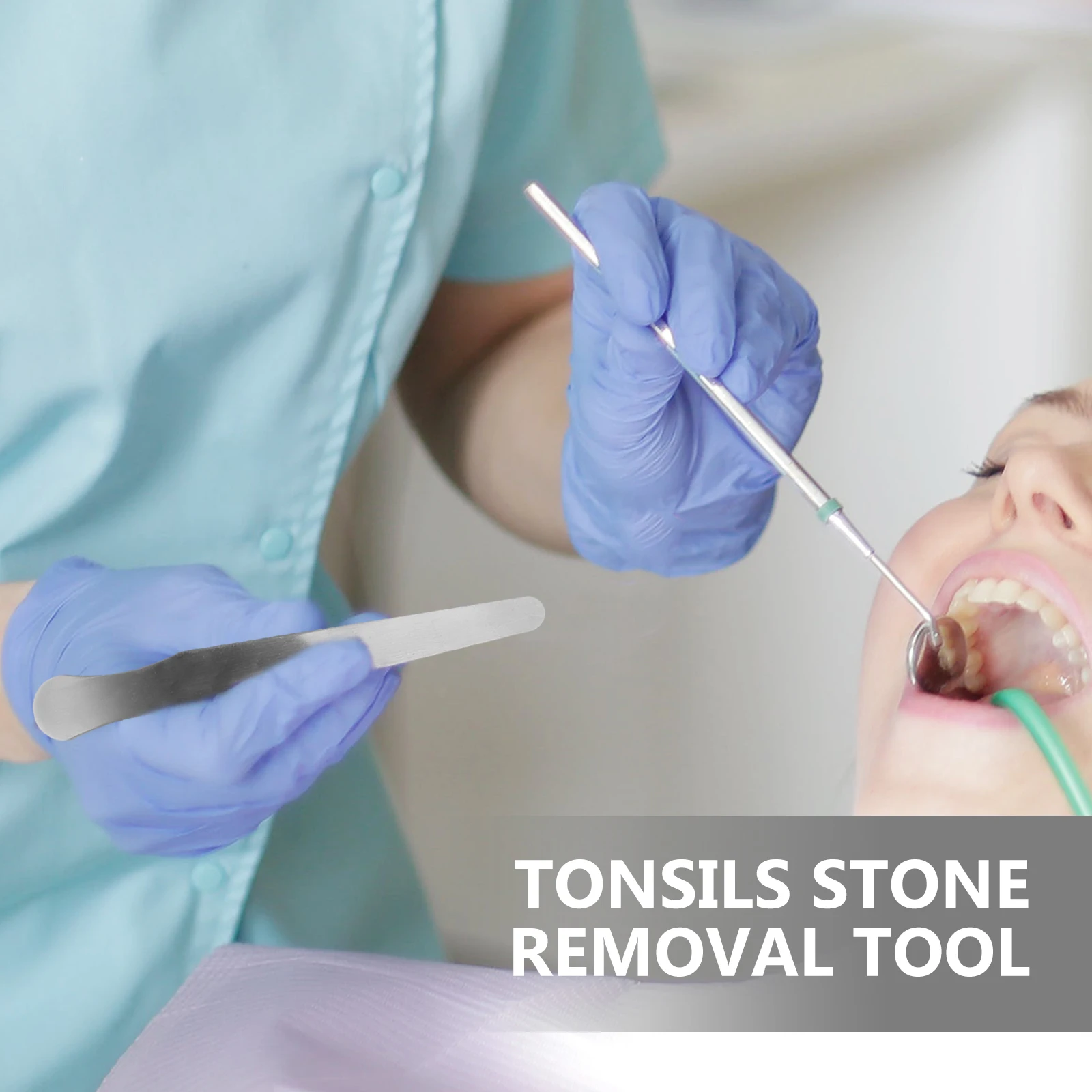 

1 set Tonsil Stone Remover Oral Care Mouth Cleaner Tool Metal Tonsils Stone Removal Kit for Adults Durable Oral Cleaning Set