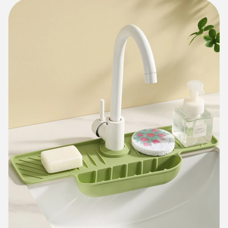 

Силиконовый коврик-поддон для слива кухонной раковины, нескользящий впитывающий коврик для унитаза/бассейна