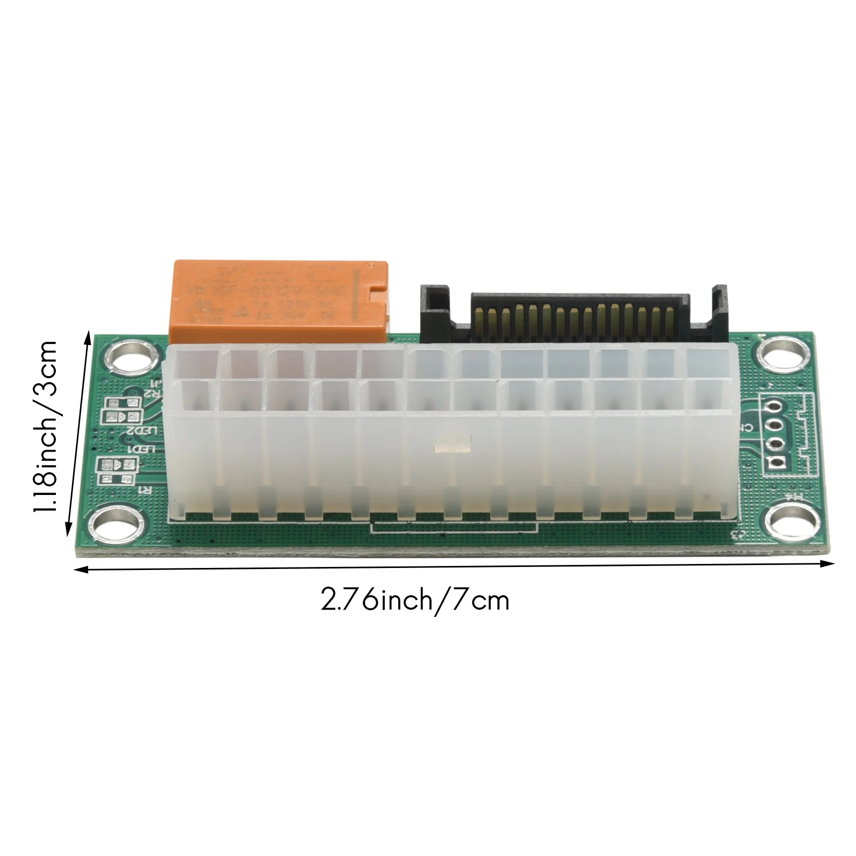 لوحة طاقة SuperDeals مزدوجة PSU محول إمداد طاقة متعدد Add2Psu مع موصل Sata ATX 24Pin إلى 4Pin لمنجم Bitcoin