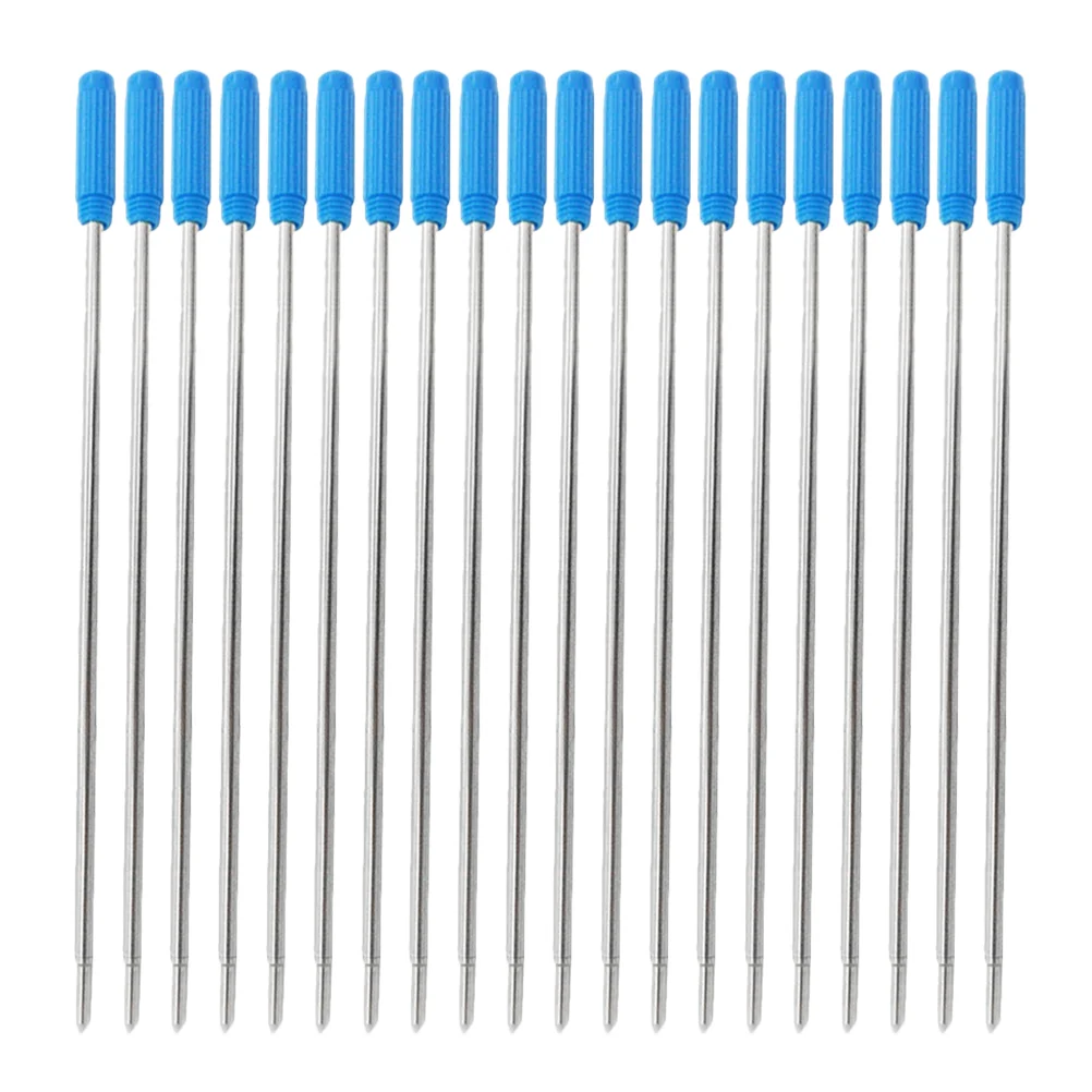 

20Pcs Ballpoint Pen Refills for Cross Pens Fine Point Pen Refill - Blue Ink mental pen refill ball point pen refill