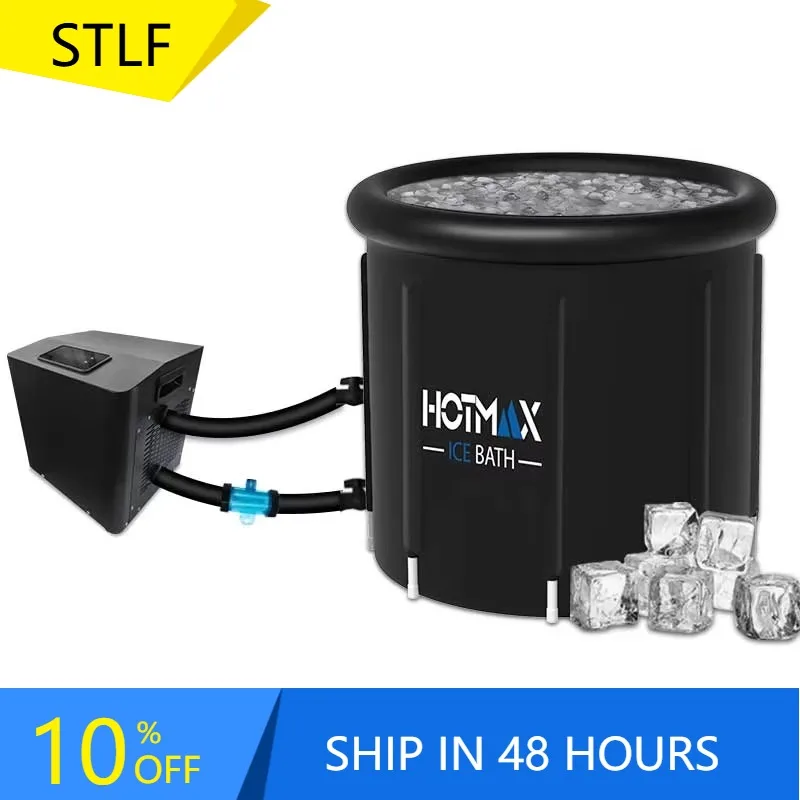 

YTYIN Vanace 80*75 Water Chiller 8 Support Poles PVC 1.5hp Ice Pod Cold Plunge Ice Bathing Tub Set For Ice