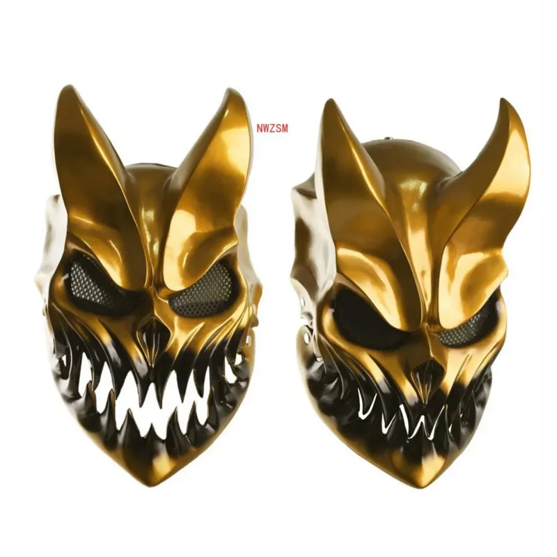 Halloween Slaughter To Prevail Mask Deathmetal Kid of Darkness Demolisher Shikolai Demon Masks Brutal Deathcore Cosplay Prop