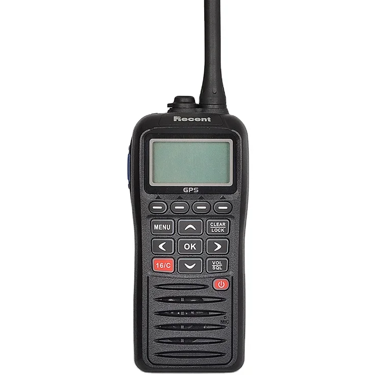 Practical Portable IPX7 Waterproof VHF Handheld Marine Radio Built-in GPS DSC MOB RS-38M Intercom