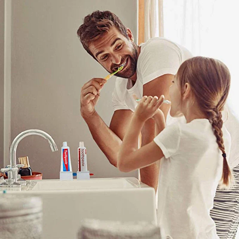 Dispensador de pasta de dientes para el hogar, exprimidor creativo sin residuos, accesorios de baño, soporte para pasta de dientes, organizador de