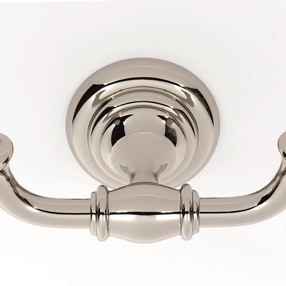 

Collection Double Robe Hook -a6784-pn- Polished Nickel