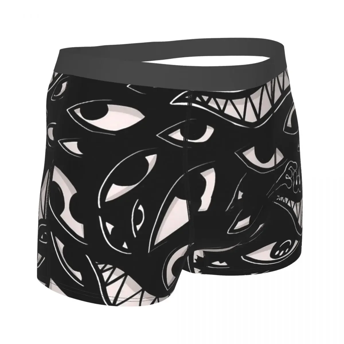 Goth Anime Japanese Manga Underpants Polyester Panties Man Underwear Sexy Monster Mash Shorts Briefs