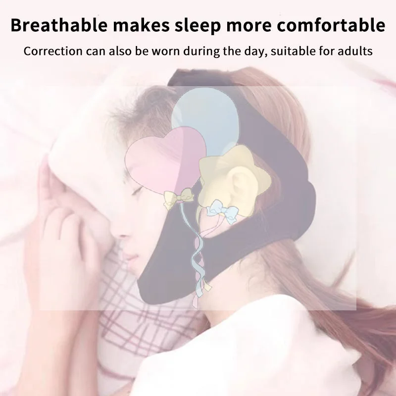 Anti Snore Chin Support Strap Highly Effective Sleep Adjustable Triangle Reduce Snoring Holeless Models And Breathable Models