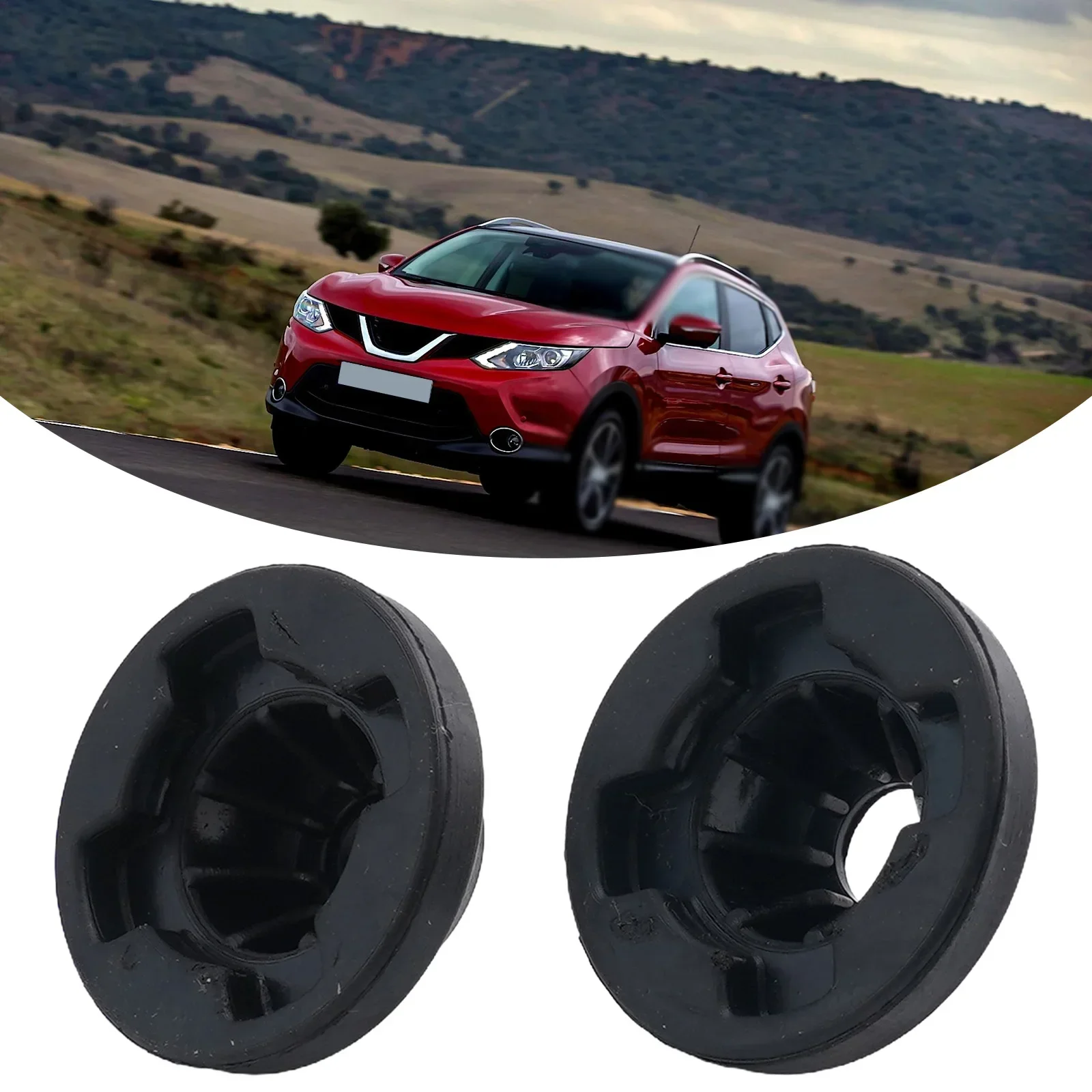 

2pcs Air Filter Shell Rubber Pad Bushing 16557-6N200 For NISSAN For QASHQAI Replace Car Accessories 165576N200