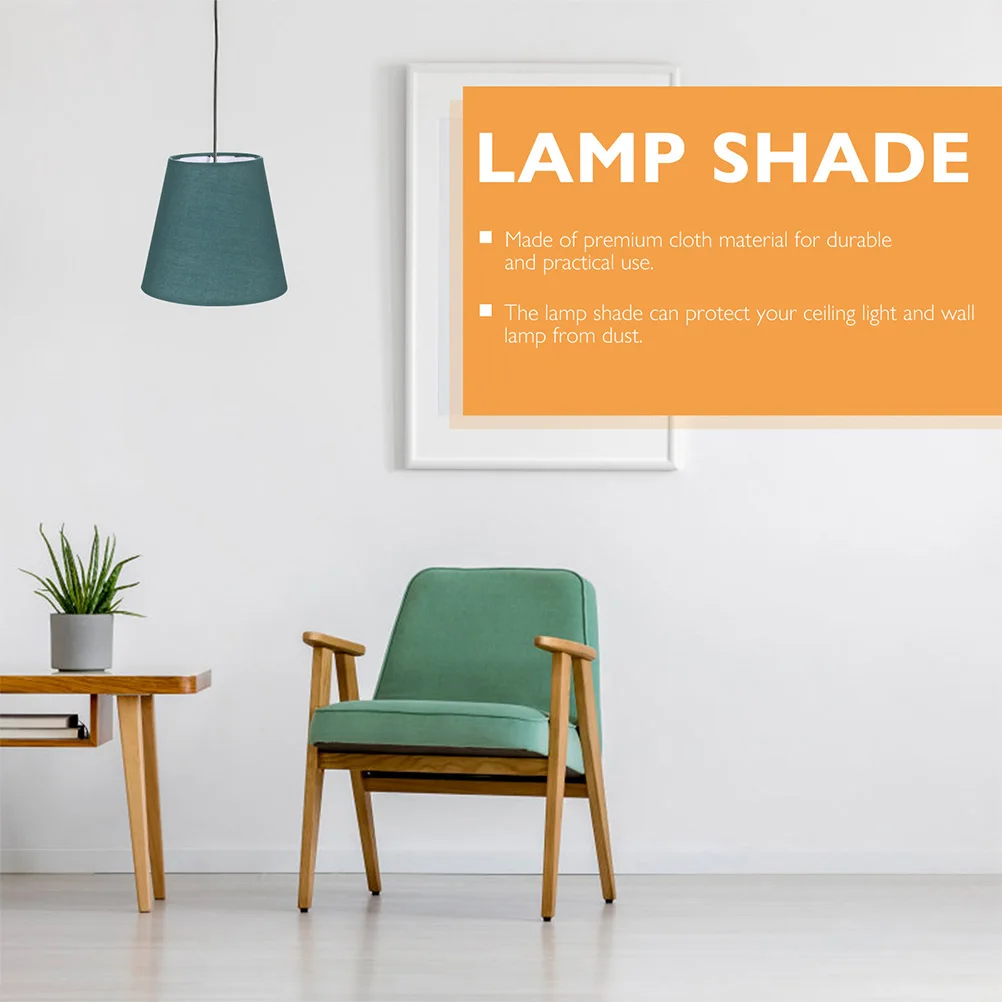 3 قطع من أغطية المصابيح القماشية المميزة للمنزل وغرفة النوم وغرفة المعيشة وإكسسوارات المصابيح المزخرفة عاكس الضوء من القماش