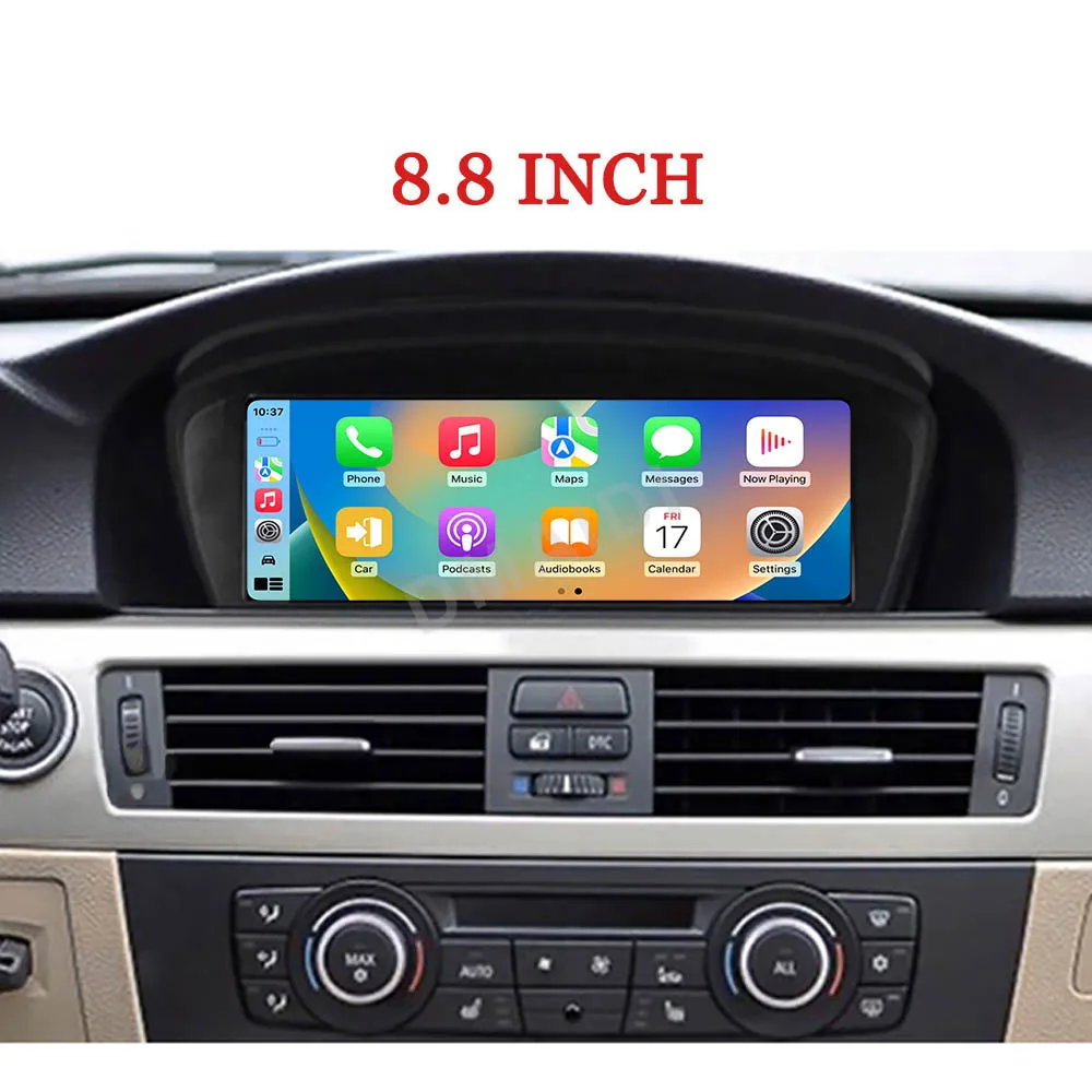 Android 13 Carplay Auto For BMW 3 Series E90 E91 5 Series E60 E61 Car Bluetooth Video Player Monitor Central Multimedia 4G WIFI