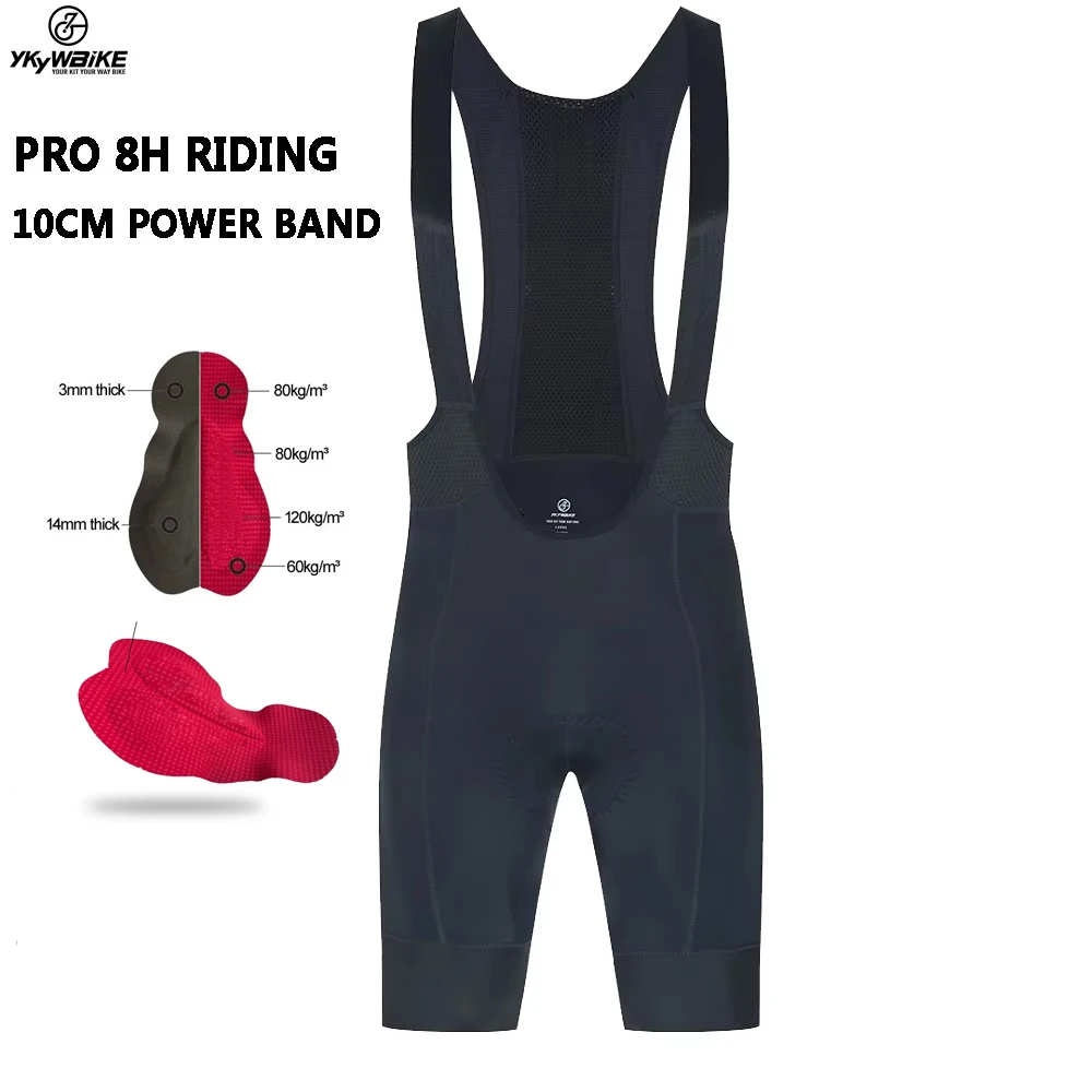 UNCYC Männer Radfahren Trägerhose Sommer 8-Stunden-Fahrt Pad Mann Schwarz Fahrrad Strumpfhosen MTB Ropa Ciclismo Feuchtigkeit Wicking Fahrrad Hosen
