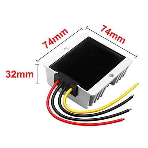 Convertidor de corriente CC de 24V a 12V 5A 3A-40A, regulador de voltaje reductor, módulo Buck de 24 voltios a 12 voltios para coches, ce Solar