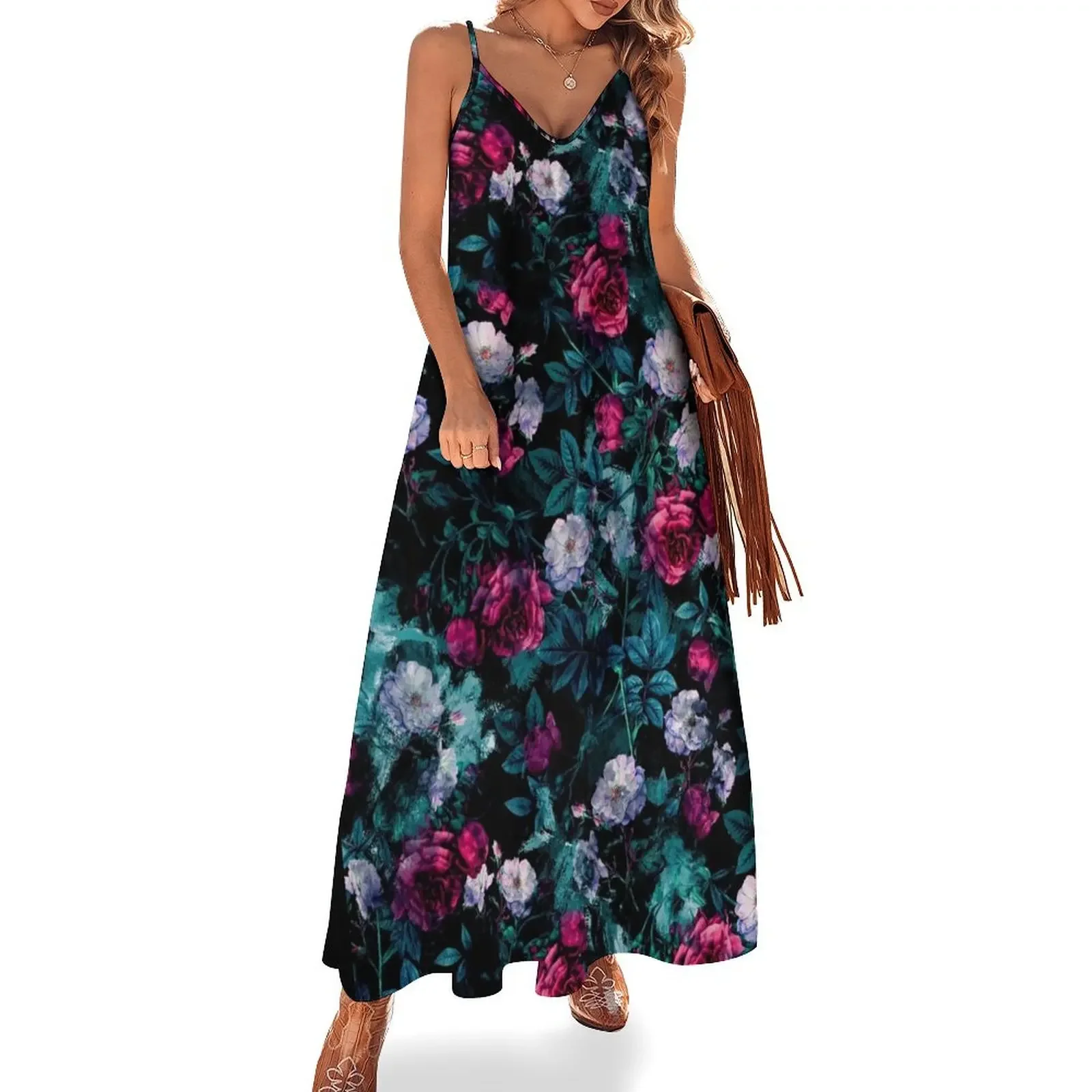 

RPE FLORAL ABSTRACT III Sleeveless Dress ladies dresses for special occasion Dance dresses