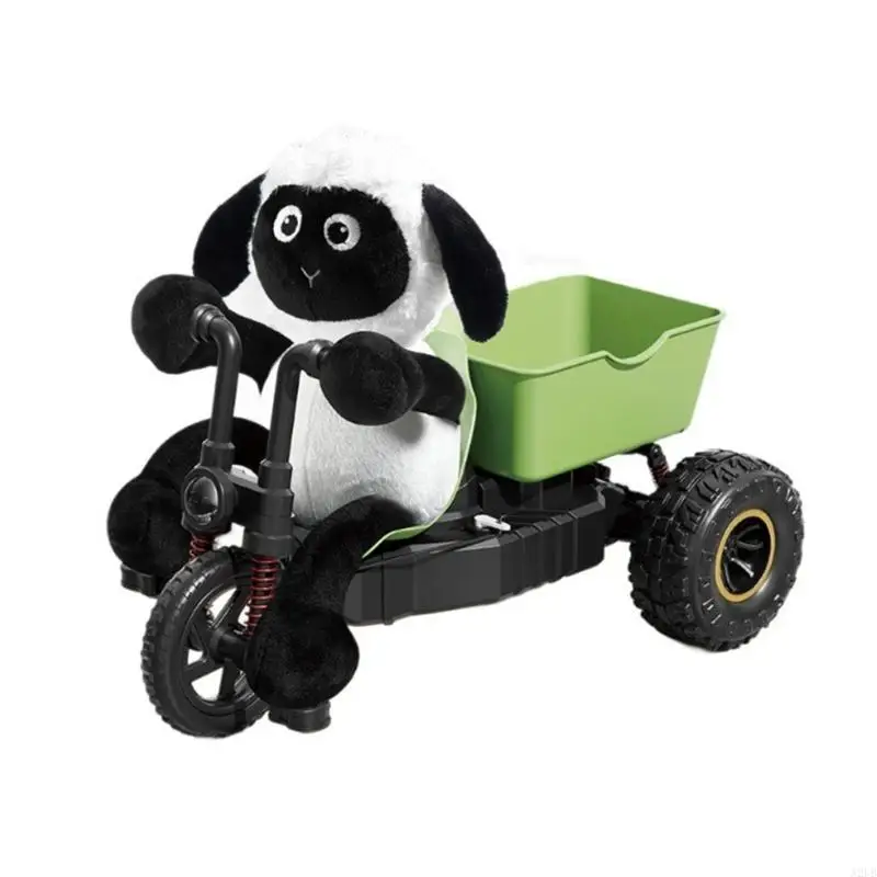 Remote Control Tricycle Toy with Flexible Steering Kid Electric Ride On Toy with Easy Controls Easy to Use for Kid A2UB