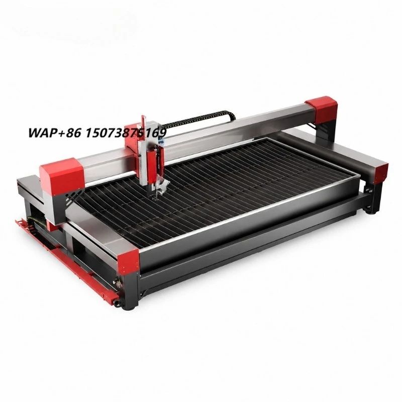 5 Axis CNC Waterjet Cutting Machine 45 Degree for Marble Granite Stone Tile Water Jet Cutter